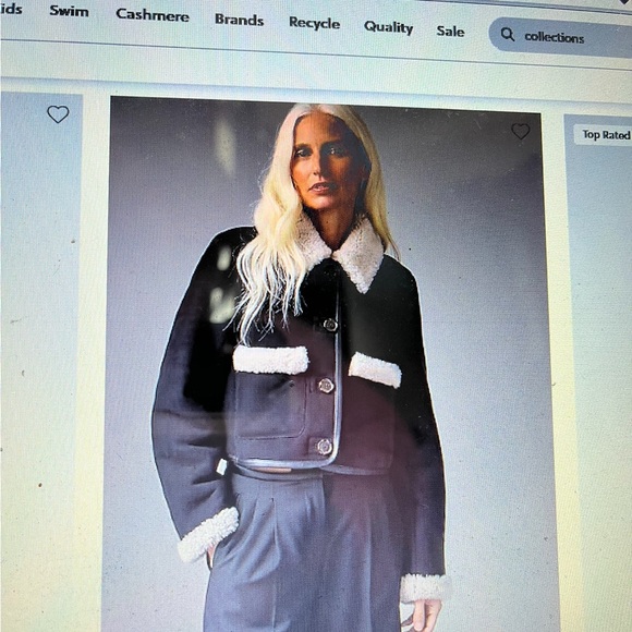 Limited edition crop Shirling jacket, J.Crew collection new with tags - Picture 5 of 6